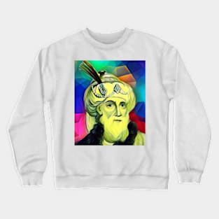 Flavius Josephus Colourful Portrait | Flavius Josephus Artwork 7 Crewneck Sweatshirt